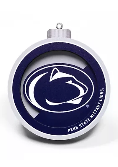 YouTheFan NCAA Penn State Nittany Lions 3D Logo Series Ornaments