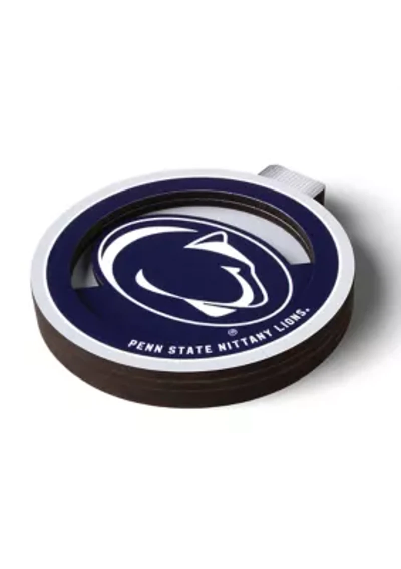 YouTheFan NCAA Penn State Nittany Lions 3D Logo Series Ornaments