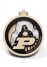 YouTheFan NCAA Purdue Boilermakers 3D Logo Series Ornaments