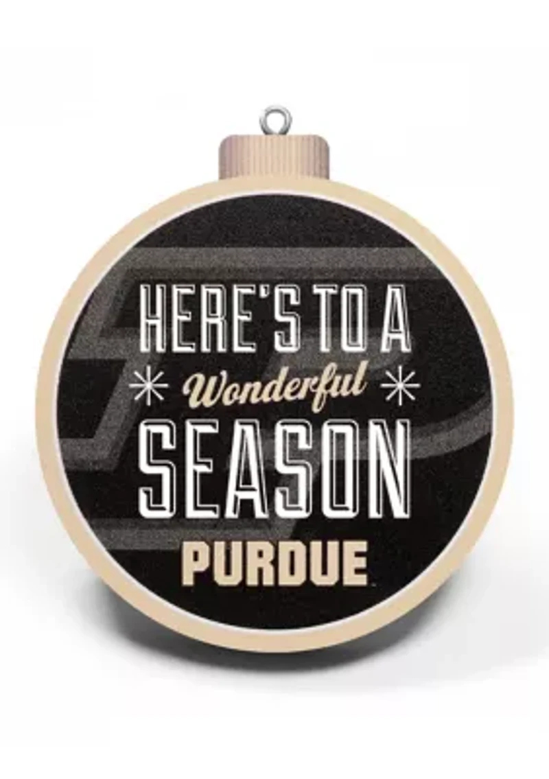 YouTheFan NCAA Purdue Boilermakers 3D Logo Series Ornaments