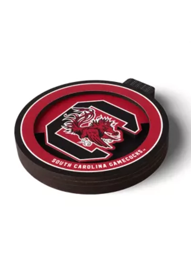 YouTheFan NCAA South Carolina Gamecocks 3D Logo Series Ornaments