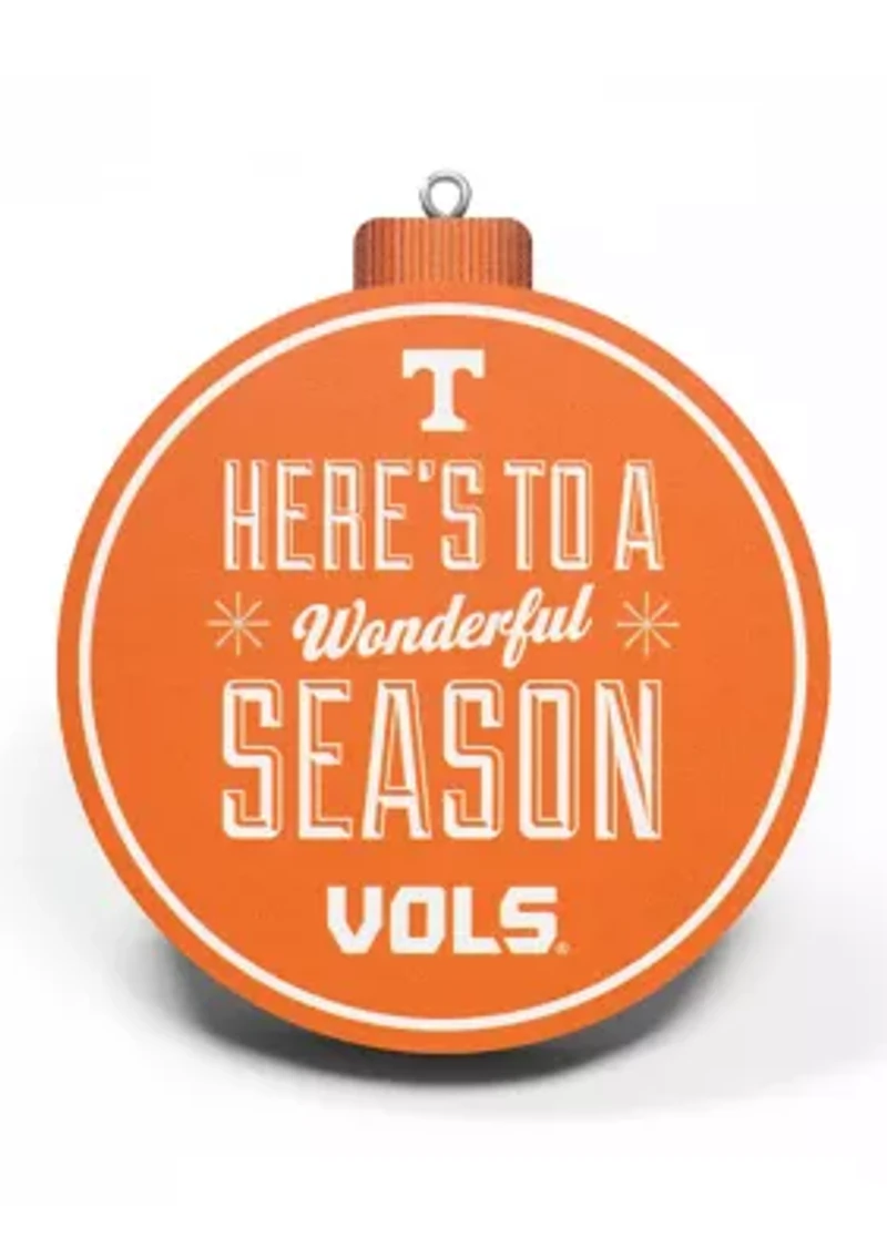 YouTheFan NCAA Tennessee Volunteers 3D Logo Series Ornaments