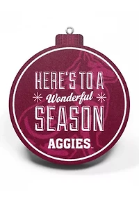 YouTheFan NCAA Texas A&M Aggies 3D Logo Series Ornaments