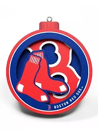 YouTheFan MLB Boston Red Sox 3D Logo Series Ornaments