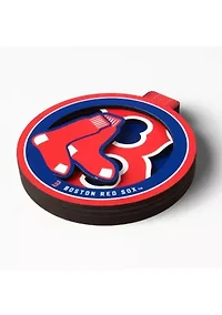 YouTheFan MLB Boston Red Sox 3D Logo Series Ornaments