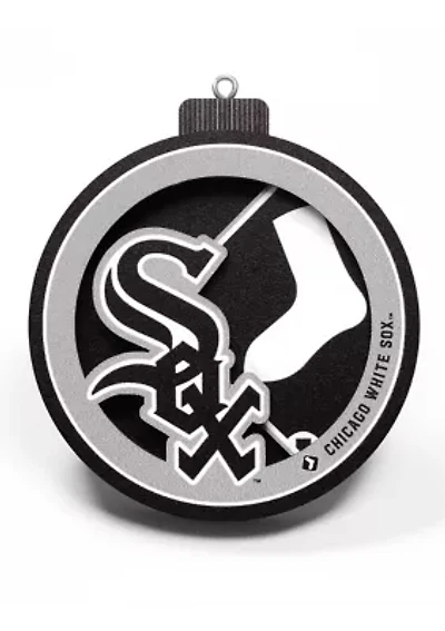 YouTheFan MLB Chicago White Sox 3D Logo Series Ornaments
