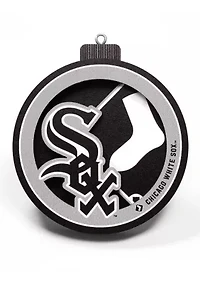YouTheFan MLB Chicago White Sox 3D Logo Series Ornaments