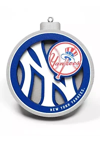 YouTheFan MLB New York Yankees 3D Logo Series Ornaments