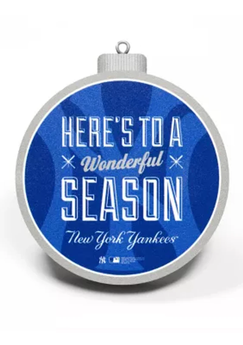 YouTheFan MLB New York Yankees 3D Logo Series Ornaments