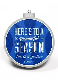 YouTheFan MLB New York Yankees 3D Logo Series Ornaments
