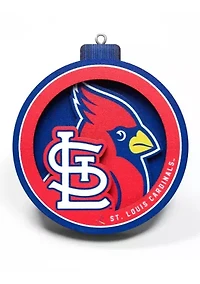 YouTheFan MLB St. Louis Cardinals 3D Logo Series Ornaments