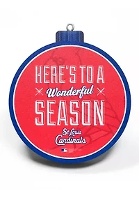 YouTheFan MLB St. Louis Cardinals 3D Logo Series Ornaments