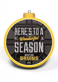 YouTheFan NHL Boston Bruins 3D Logo Series Ornaments