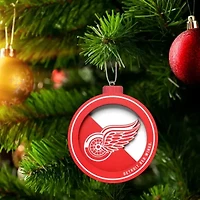 YouTheFan NHL Detroit Red Wings (Joe Louis) 3D Logo Series Ornaments