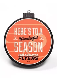 YouTheFan NHL Philadelphia Flyers 3D Logo Series Ornaments