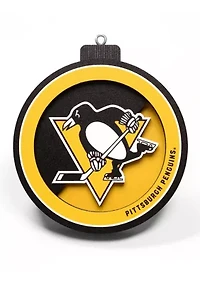 YouTheFan NHL Pittsburgh Penguins 3D Logo Series Ornaments