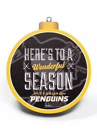 YouTheFan NHL Pittsburgh Penguins 3D Logo Series Ornaments