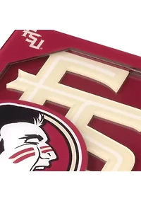 YouTheFan NCAA Florida State Seminoles 3D Logo Series Coasters