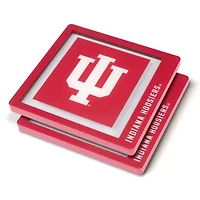 YouTheFan NCAA Indiana Hoosiers 3D Logo Series Coasters