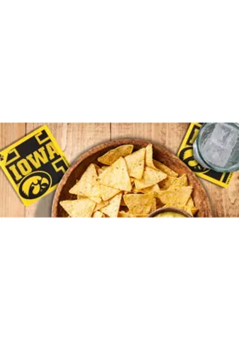 YouTheFan NCAA Iowa Hawkeyes 3D Logo Series Coasters