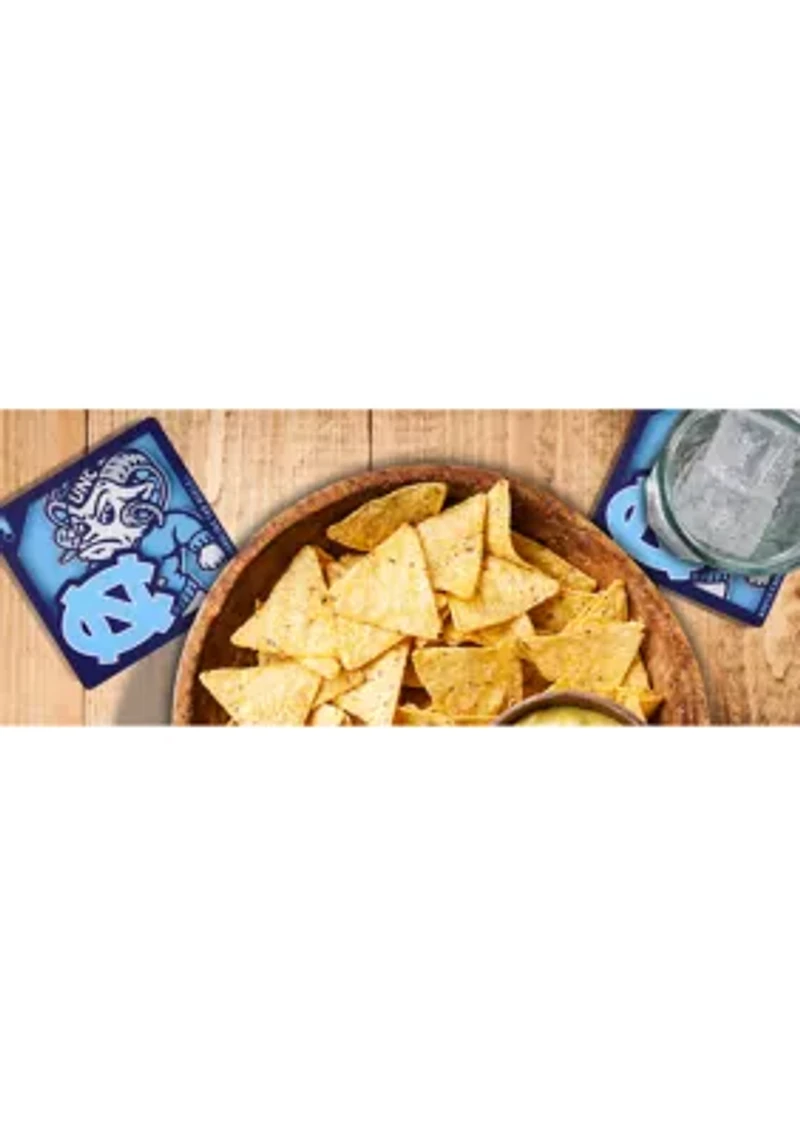 YouTheFan NCAA North Carolina Tar Heels 3D Logo Series Coasters