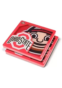 YouTheFan NCAA Ohio State Buckeyes 3D Logo Series Coasters