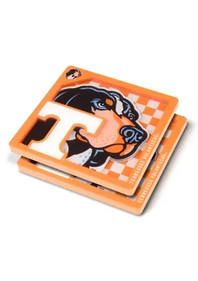 YouTheFan NCAA Tennessee Volunteers 3D Logo Series Coasters
