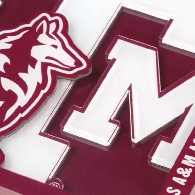 YouTheFan NCAA Texas A&M Aggies 3D Logo Series Coasters