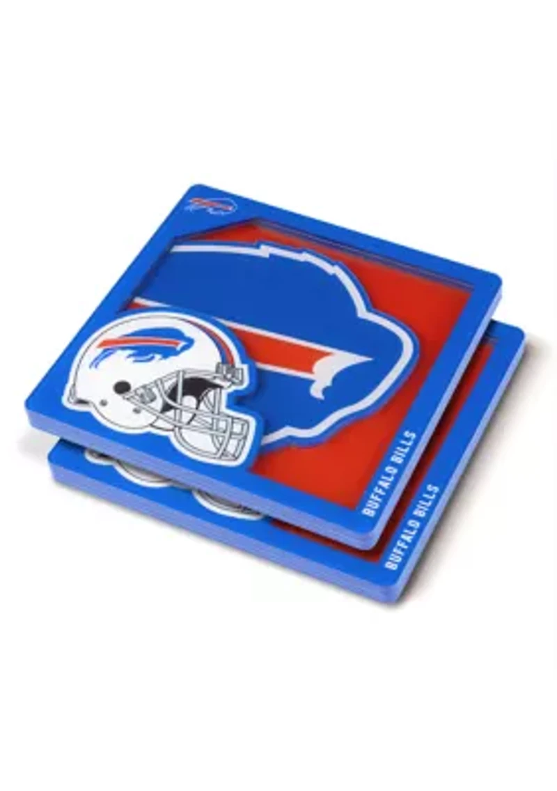 YouTheFan NFL Buffalo Bills 3D Logo Series Coasters