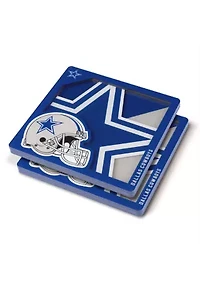 YouTheFan NFL Dallas Cowboys 3D Logo Series Coasters