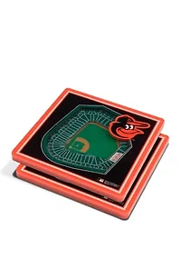 YouTheFan MLB Baltimore Orioles 3D StadiumView Coasters - Oriole Park at Camden Yards