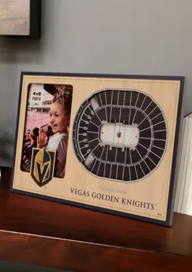 YouTheFan NHL Vegas Golden Knights 3D StadiumView Picture Frame - T-Mobile Arena