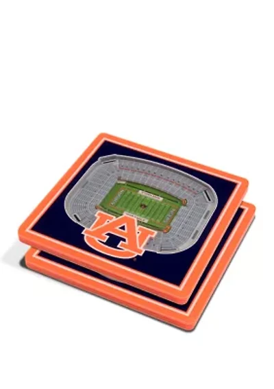 YouTheFan NCAA Auburn Tigers 3D StadiumView Coasters - Jordan-Hare Stadium