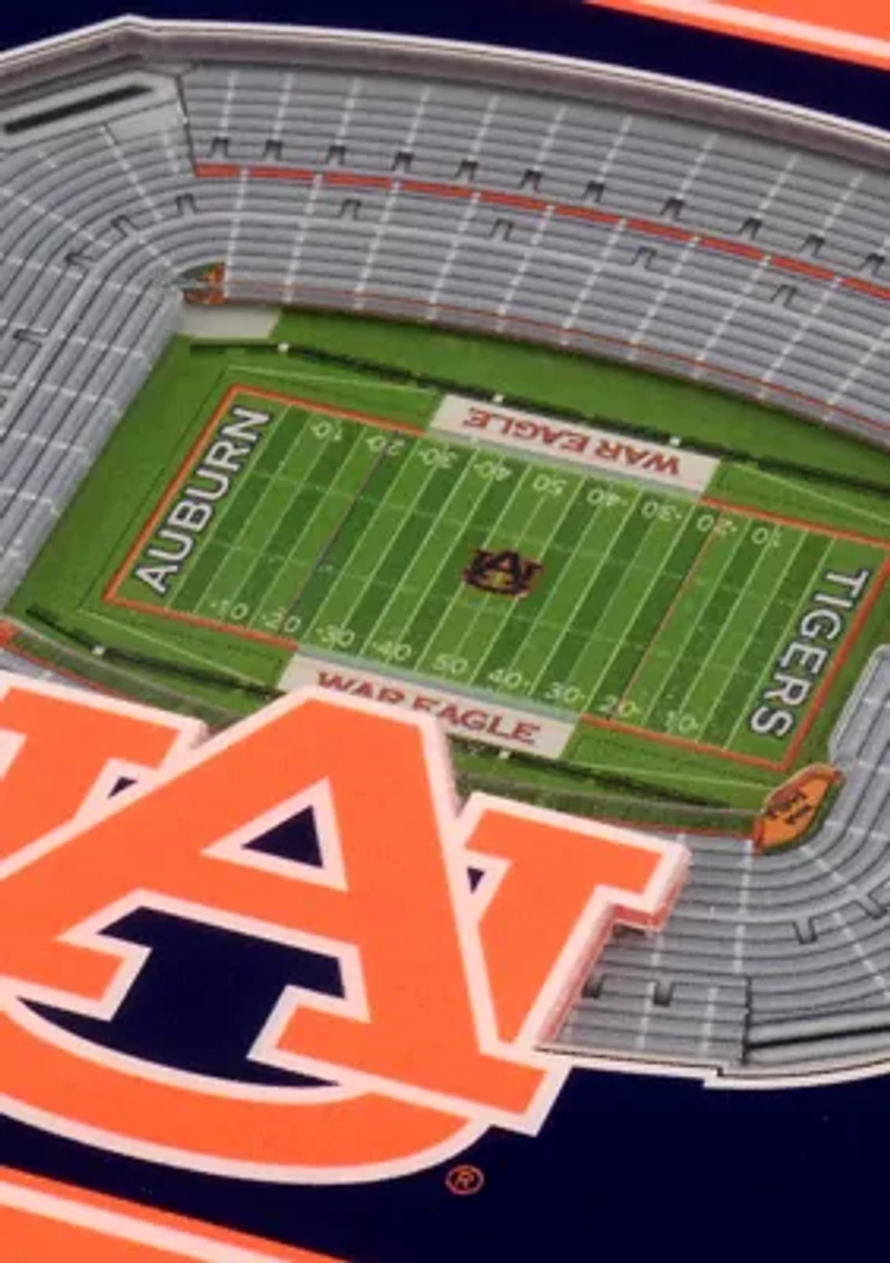 YouTheFan NCAA Auburn Tigers 3D StadiumView Coasters - Jordan-Hare Stadium