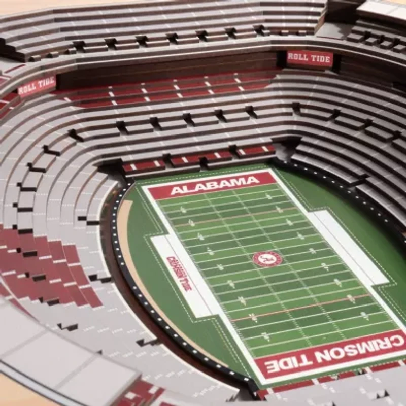 YouTheFan NCAA Alabama Crimson Tide 25-Layer StadiumViews 3D Wall Art - Bryant-Denny Stadium