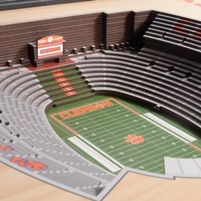 YouTheFan NCAA Clemson Tigers 25-Layer StadiumViews 3D Wall Art - Memorial Stadium