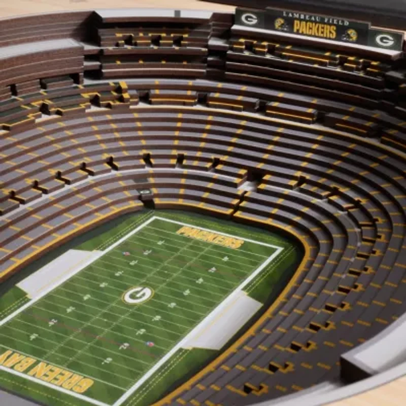 YouTheFan NFL Green Bay Packers 25-Layer StadiumViews 3D Wall Art - Lambeau Field