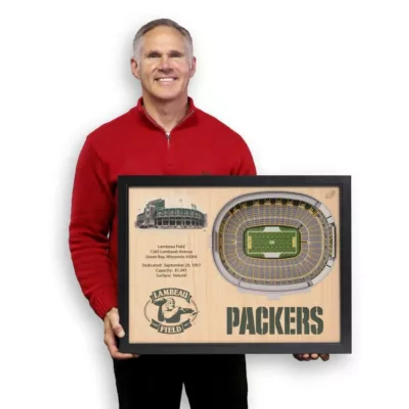 YouTheFan NFL Green Bay Packers 25-Layer StadiumViews 3D Wall Art - Lambeau Field