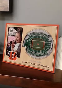 YouTheFan NFL Cincinnati Bengals 3D StadiumView Picture Frame - Paul Brown Stadium