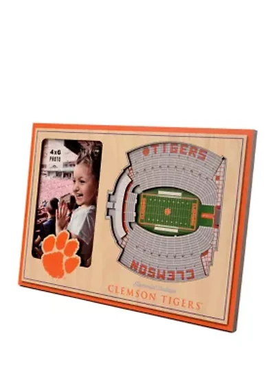 YouTheFan NCAA Clemson Tigers 3D StadiumView Picture Frame - Memorial Stadium