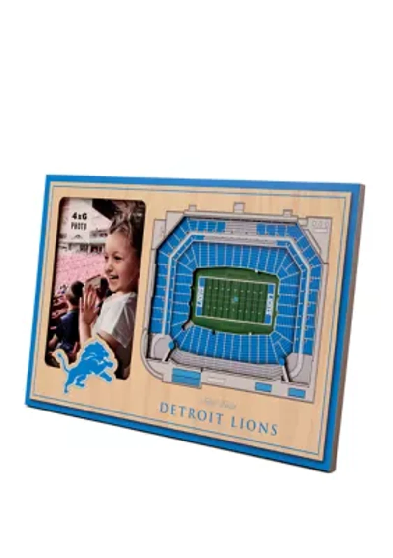 YouTheFan NFL Detroit Lions 3D StadiumView Picture Frame - Ford Field