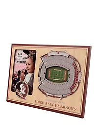 YouTheFan NCAA Florida State Seminoles 3D StadiumView Picture Frame - Doak Campbell Stadium