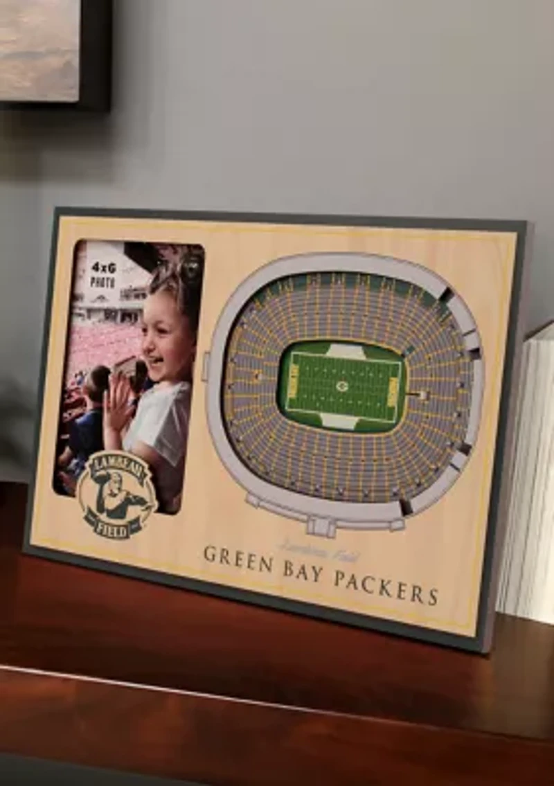 YouTheFan NFL Green Bay Packers 3D StadiumView Picture Frame - Lambeau Field