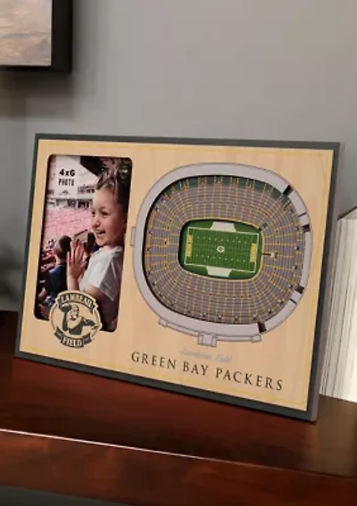 YouTheFan NFL Green Bay Packers 3D StadiumView Picture Frame - Lambeau Field
