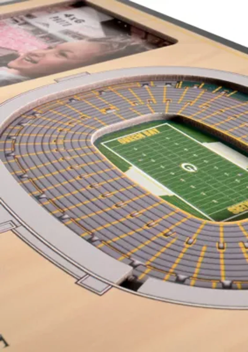 YouTheFan NFL Green Bay Packers 3D StadiumView Picture Frame - Lambeau Field