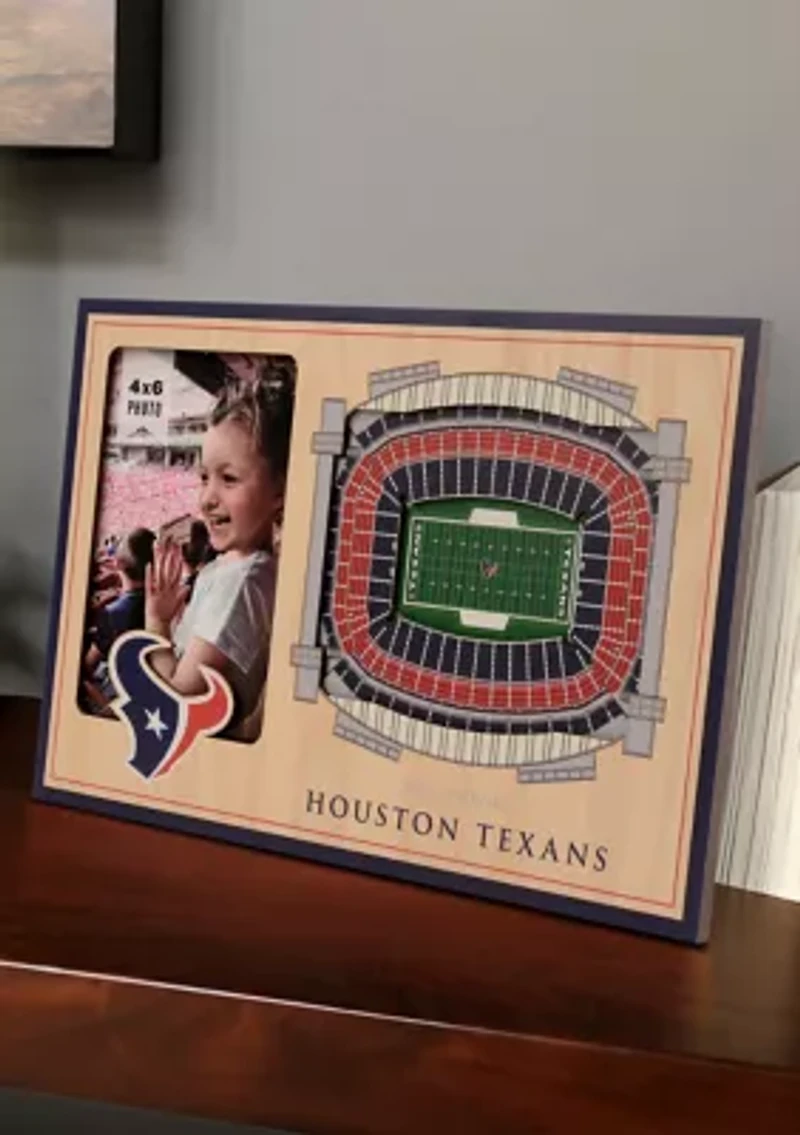 YouTheFan NFL Houston Texans 3D StadiumView Picture Frame - NRG Stadium