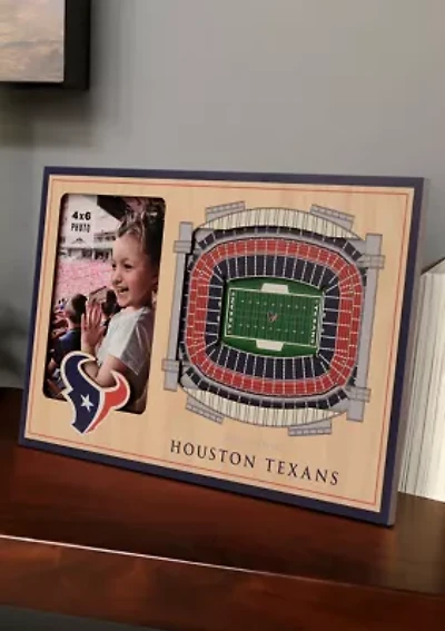 YouTheFan NFL Houston Texans 3D StadiumView Picture Frame - NRG Stadium