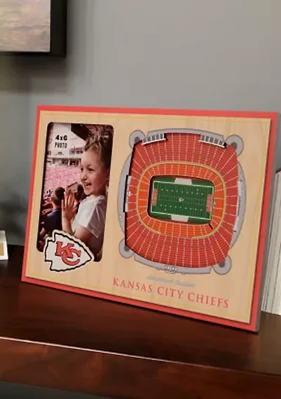 YouTheFan NFL Kansas City Chiefs 3D StadiumView Picture Frame - Arrowhead Stadium