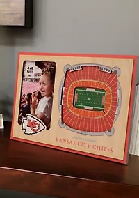 YouTheFan NFL Kansas City Chiefs 3D StadiumView Picture Frame - Arrowhead Stadium