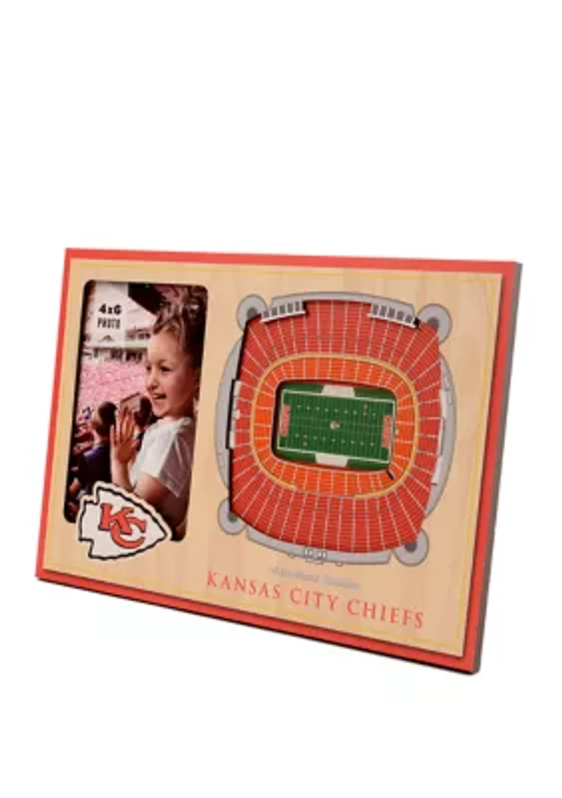 YouTheFan NFL Kansas City Chiefs 3D StadiumView Picture Frame - Arrowhead Stadium